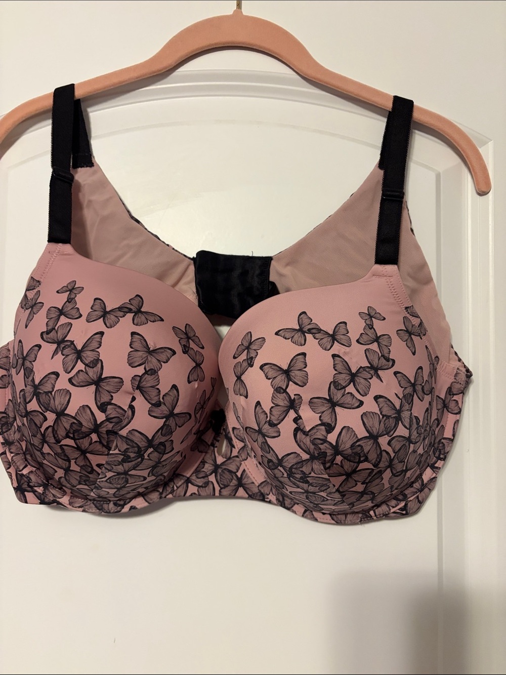 torrid Pink Butterfly Print Underwire Bra